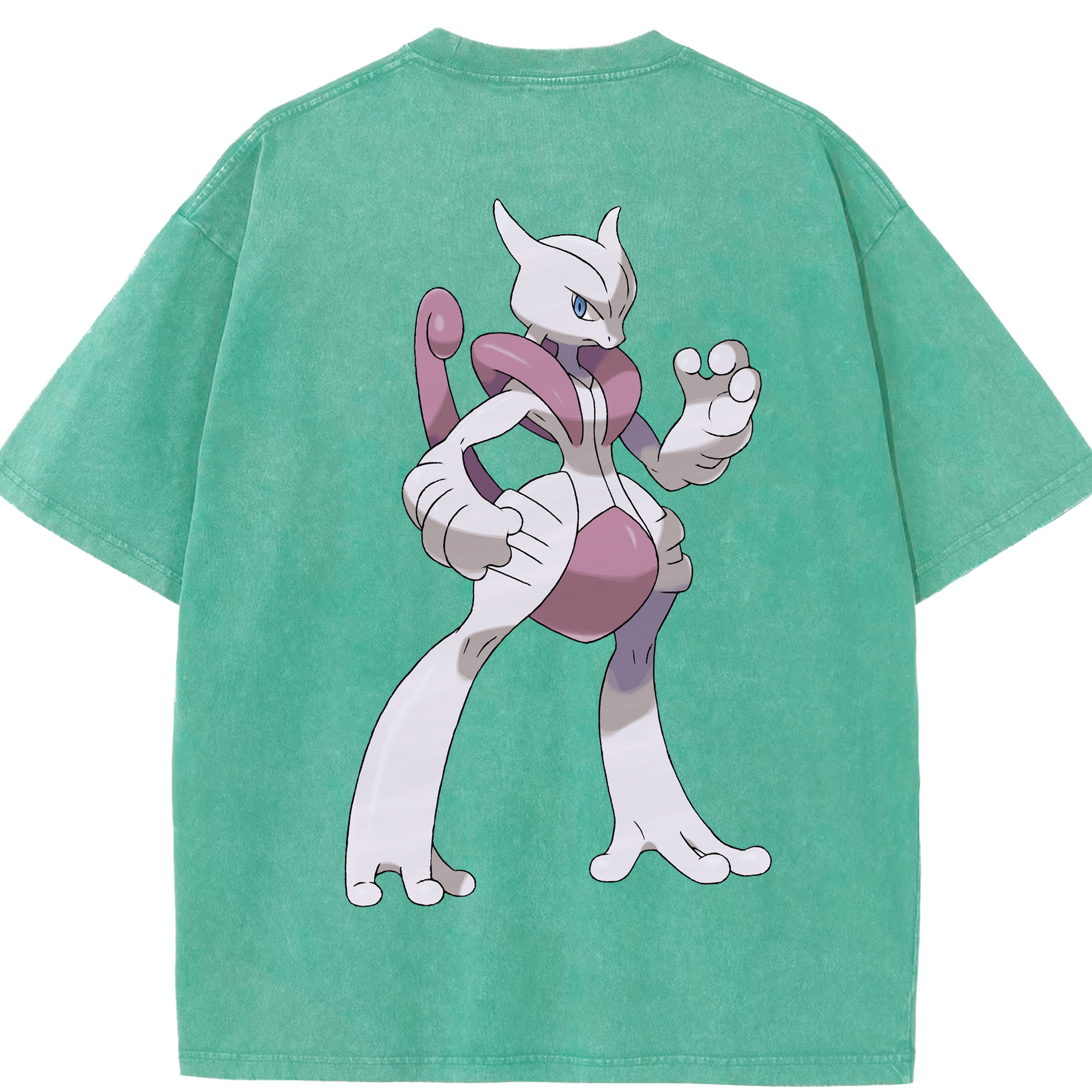 （画像用） ポケットモンスター Pokémon 綿100% ヴィンテージ風 半袖Tシャツ（背面プリント）
